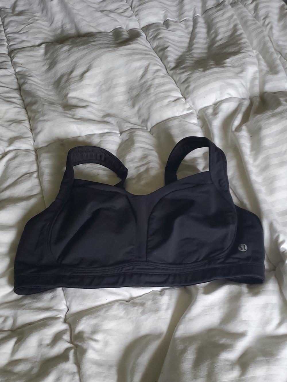 lululemon athletica Black Supportive Sports Bra